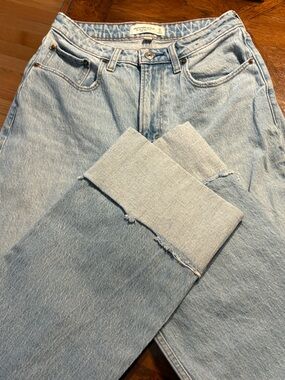 Abercrombie & Fitch Light Blue High-Rise Jeans